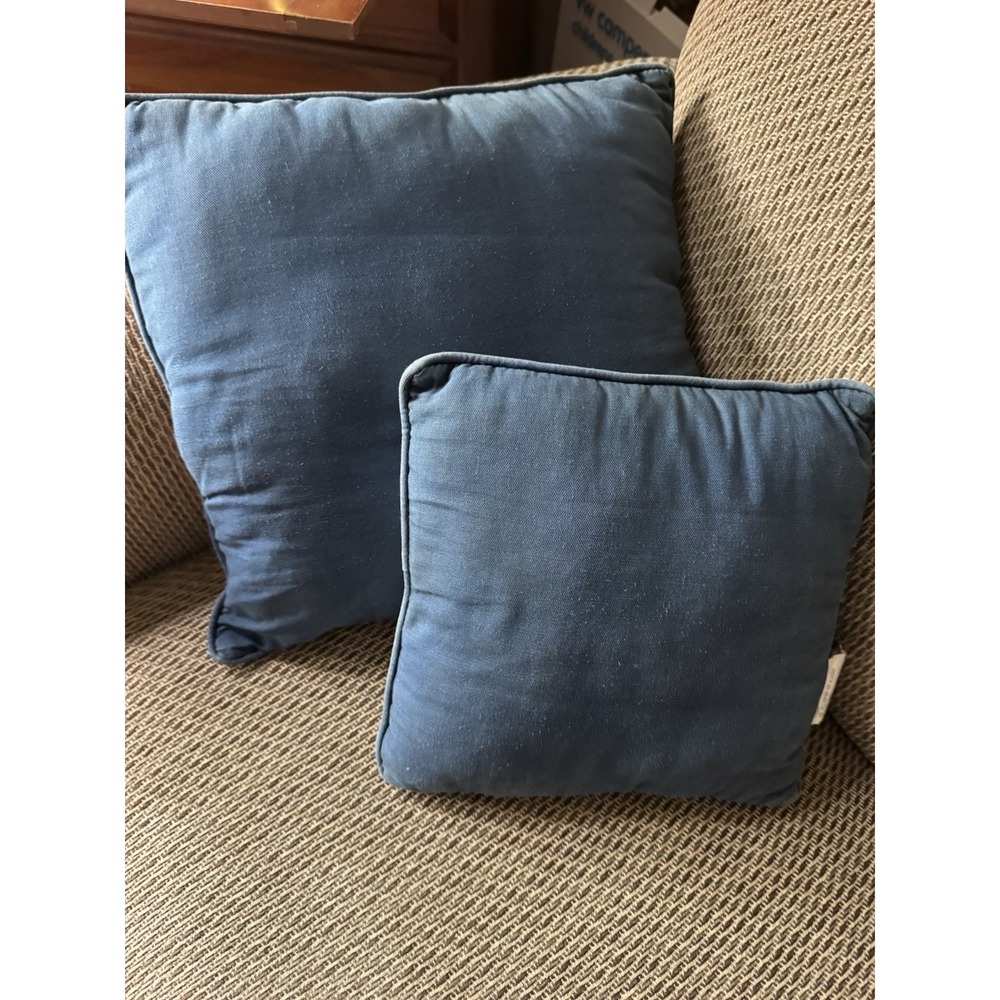 Vintage Hanukkah Tapestry Throw Pillows Set of 2 Menorah Dreidel Judaica Decor - Picture 6 of 7
